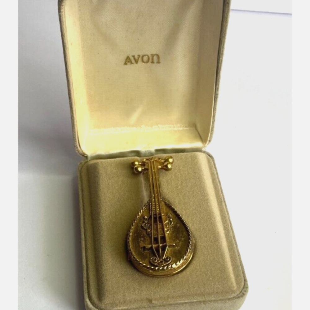 Avon Gold-Toned Musical Brooch